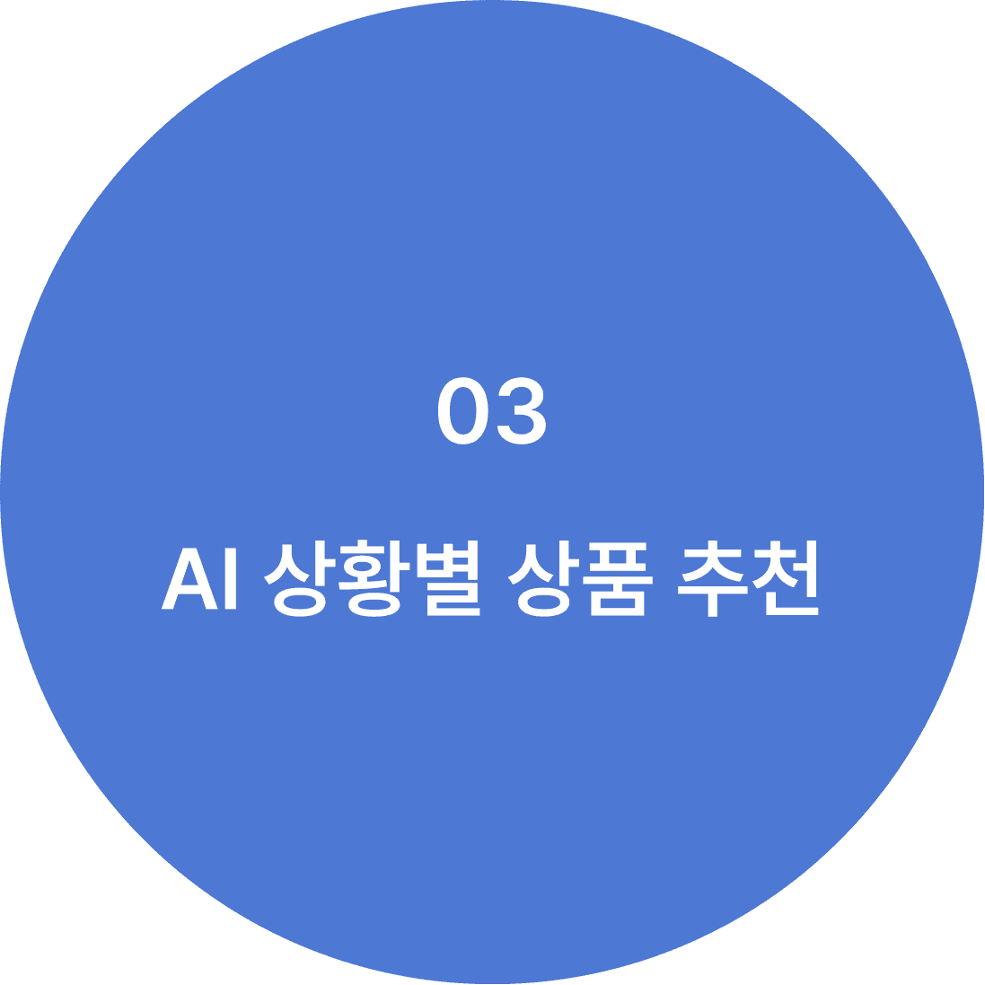 AI 상황별 상품 추천